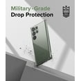 thumbnail image 5 of Ringke Fusion [Anti-Fingerprint] Compatible with Samsung Galaxy S23 Ultra 5G Case, Protective Sturdy Back Shockproof TPU Bumper Translucent Smudge Proof Cover for Women, Men - Matte Clear, 5 of 9