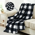 thumbnail image 6 of Wovilon Double Sided Fleece Plaid Blanket Printed Flannel Sofa Blanket Office Heavy Blanket Gift Blanket, 6 of 8