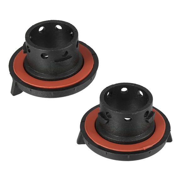 Unique Bargains 2pcs H13 LED Headlight Adapter Base Bulb Sockets Retainer Holder Universal for Car Auto