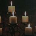 thumbnail image 3 of Northlight LED Lighted Flickering Candles in a Fireplace Canvas Wall Art - 12" x 15.75", 3 of 4
