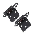 thumbnail image 1 of RV Cabinet Hinge, 1/2in Self Closing Cabinet Hinge, 2 Pack, Overlay Soft Close Hinges for Cabinet Doors, Kitchen RV Face Frame Inset Cabinet Hardware Hinges with Steel Material, 1 of 7