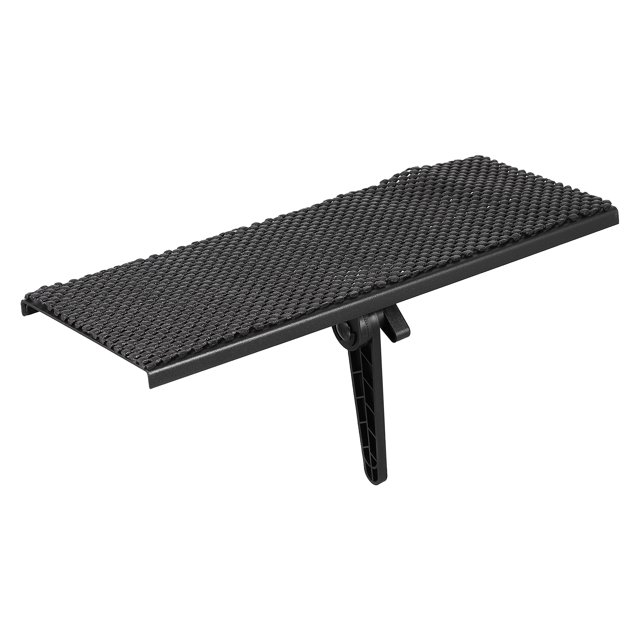 MasteelfCA 1Pc Iron Multifunctional STB Rack Home Router Stand Black TV Shelf