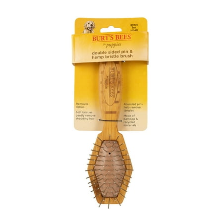 UPC: 0742797801742 | Burts Bees Double Sided Pin & Bristle Dog Brush for Puppies
