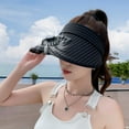 thumbnail image 3 of Darzheoy Sun Visors Hat with Fan, 3 Speeds Sun Hat, USB Rechargeable Hat with Fan, Cooling Fan Hats, Large Area Sun Protection for Hot Summer, Gifts for Women, 3 of 6