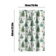 thumbnail image 3 of Btomtd Christmas Forest Pattern Short Curtains for Kitchen, Small Partition Curtain with Sunshade, Decorative Blackout Curtains for Holiday Theme - 29.92"x23.62", M, 3 of 6
