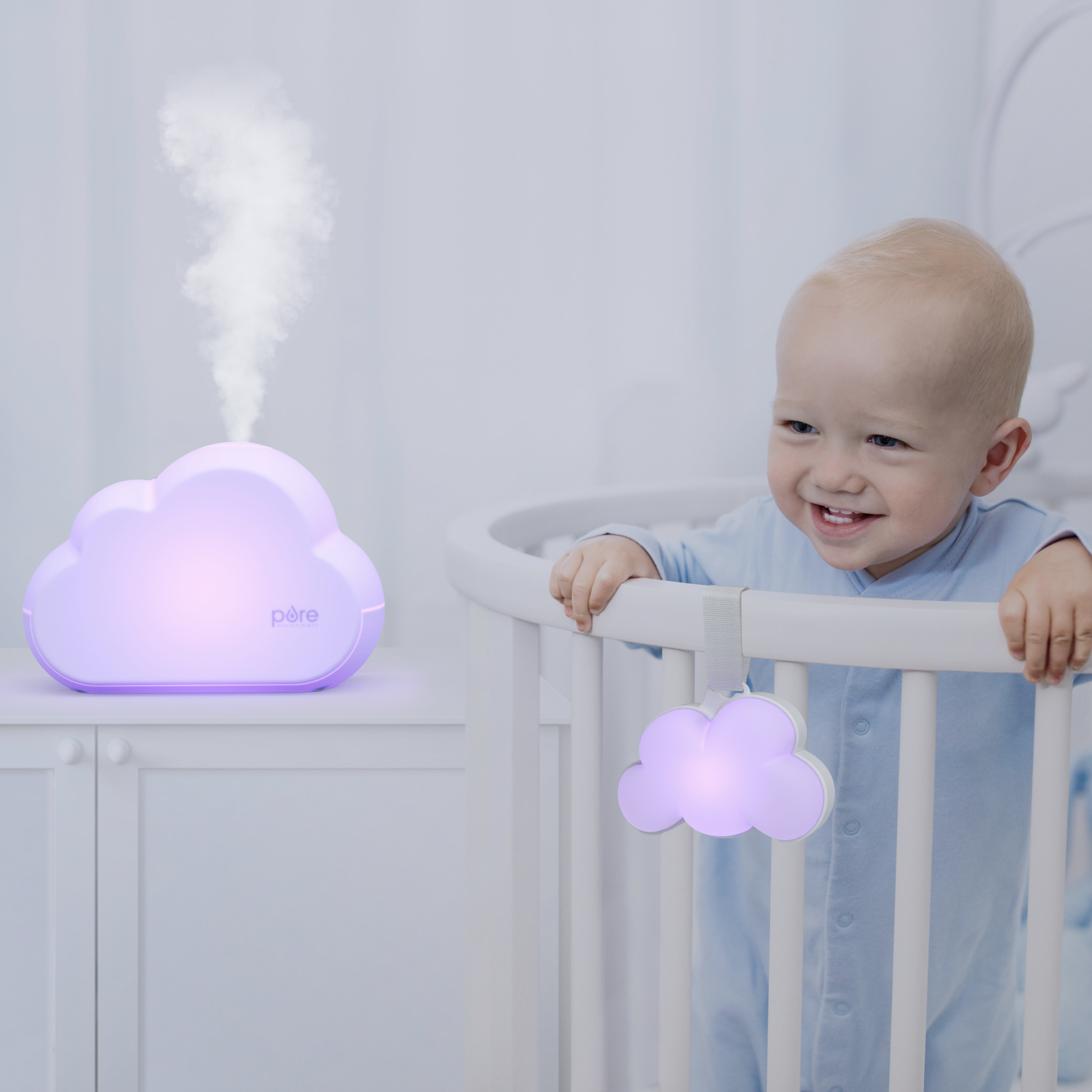 Pure Enrichment Baby Cloud Sound Machine and Humidifier Set photo 2