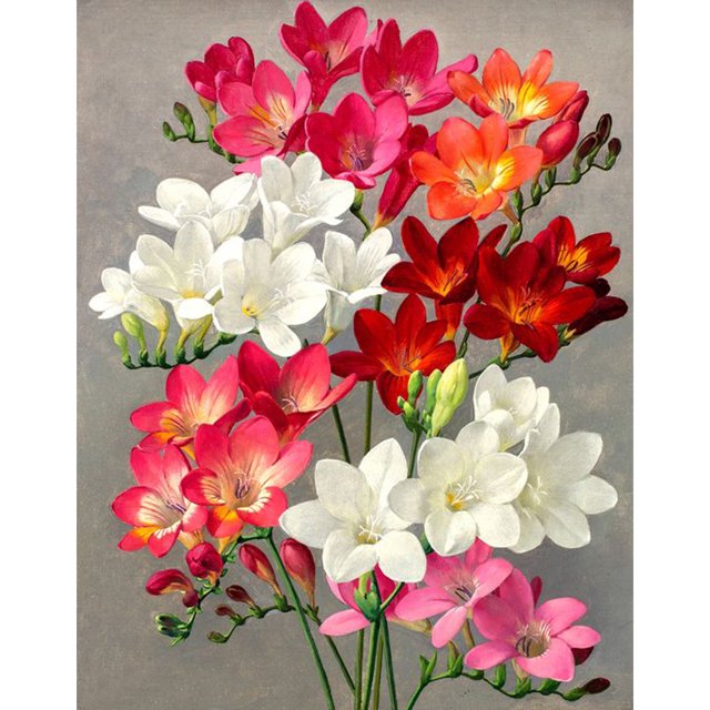 Diamond Painting (DB3087) 5D DIY Square Flowers Art Kits de bordado (B910) 30x40cm FLhrweasw Nuevo