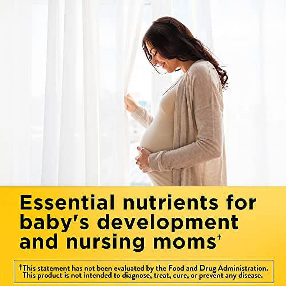 Nature Made Postnatal Multivitamin + DHA 200 mg, 60 Softgels, to Support Nursing Moms & Babies During Breastfeeding, Postnatal Vitamins & Nutrients Include Iron, Vitamin D3, Calcium, Iodine