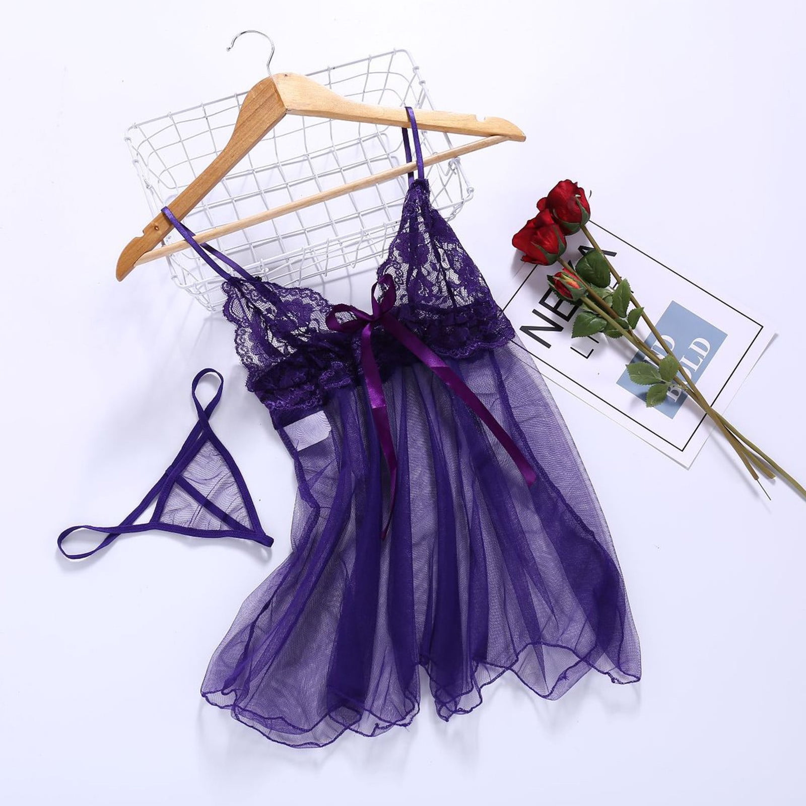 Odeerbi Womens Lingerie Dress Set Babydoll 2025 Jamaica | Ubuy