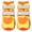 YellowOrange, variant on ROZKITCH 4PCS Dog Boots,Anti-Slip Adjustable Small Dog Shoes for Hot Pavement Hardwood Floors Winter Snow Hiking with Reflective Straps,YellowOrange,#1