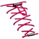 thumbnail image 1 of Versión actualizada sin cordones elásticos, cierre de encaje ajustable, talla única para todos los zapatos de adultos y niños, color rojo rosa Sincero Electrónica, 1 of 5
