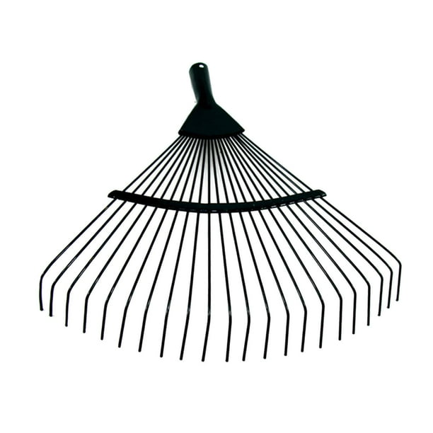 Rastrillo de jardín ligero de 22 dientes para techos y flores 40cm x 40cm