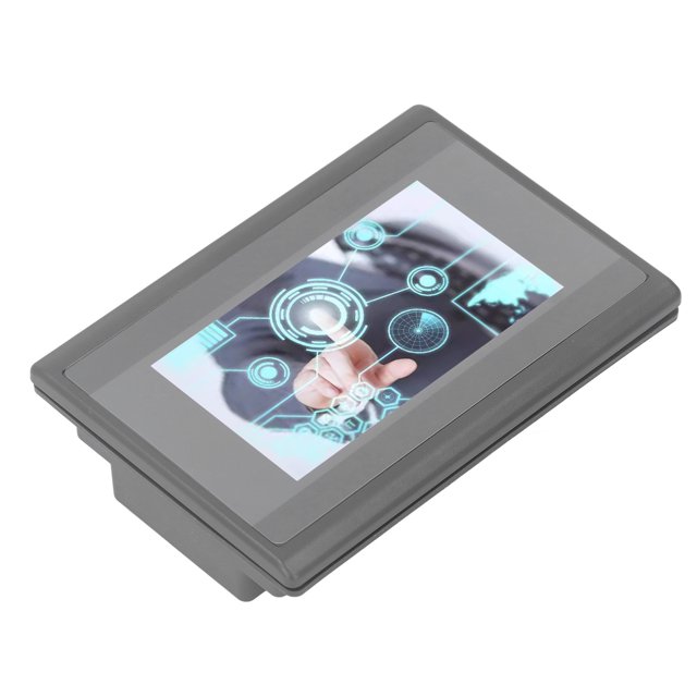 PLC Touch Screen, Easy Installation 32 Bit 240MHz CPU HMI Touch Screen Relay Output 12 In 8 Out for FX3U-20/40/48MRT