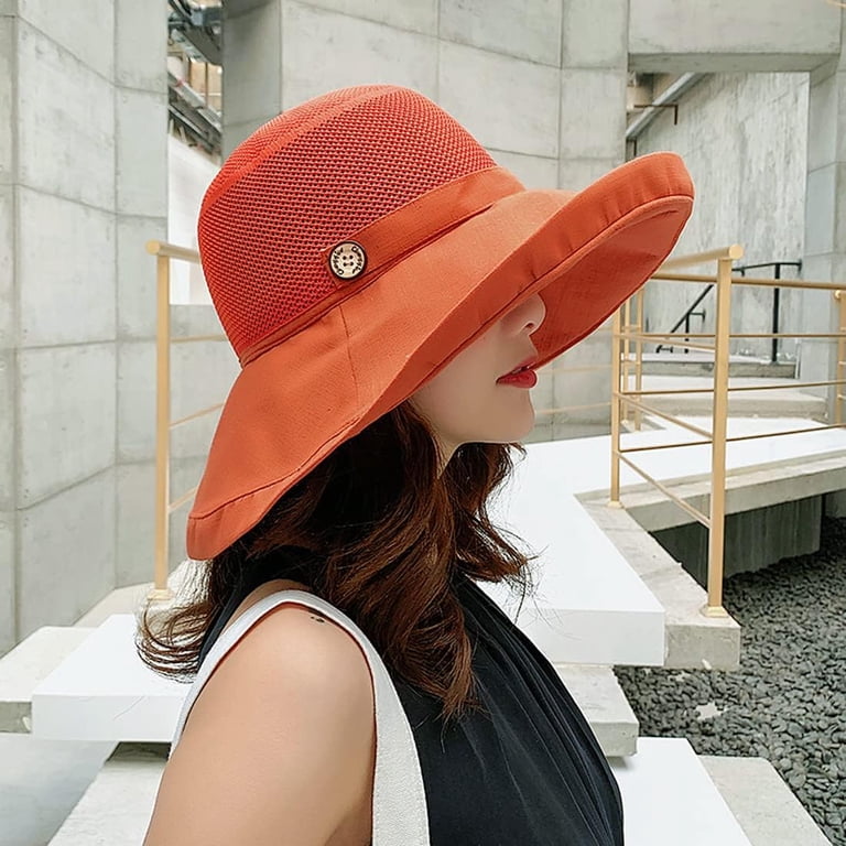 YooGuoGuo Women Wide Brim Sun Hats Metal Wired Edge Summer  display picture 1