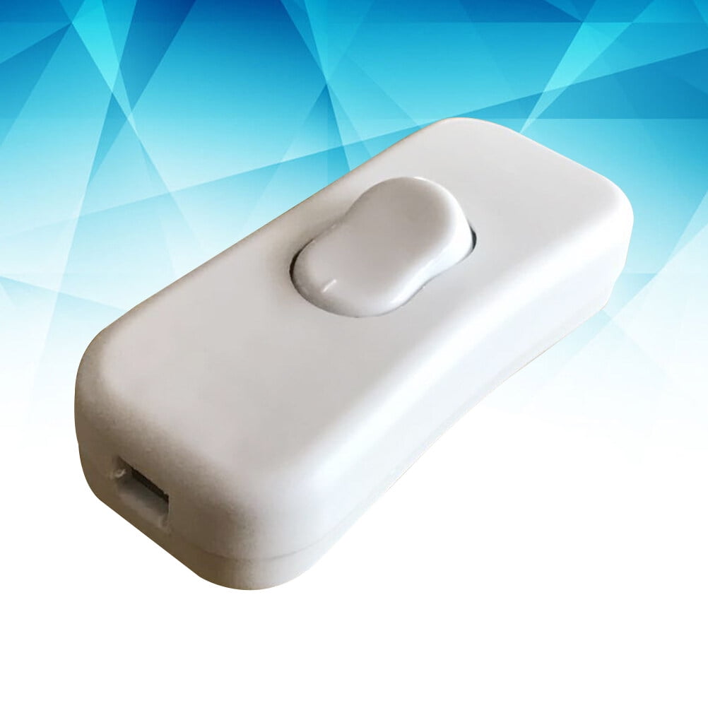 5-tlg Kabelschalter Set AC 250V 10A - Ein/Aus Schalter Für Tischlampen Mit LED Anzeige