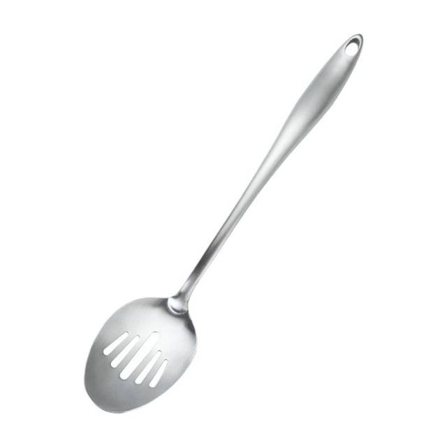 Ensemble de Cuillères en Acier Inoxydable Ustensiles de Service à Fentes Cuillères Alimentaires Dîner