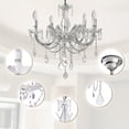 thumbnail image 4 of Candil Colgante de Cristal Cortado Gamalux María Theresa 5 luces, 4 of 9