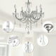 thumbnail image 4 of Candil Colgante de Cristal Cortado Gamalux María Theresa 5 luces, 4 of 9