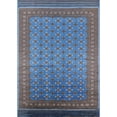 thumbnail image 1 of Ahgly Company Machine Washable Indoor Rectangle Industrial Modern CornflowerBlue Area Rugs, 2' x 4', 1 of 7