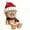 B-With Christmas Hat+Scarf, variant on 12Pc Magnetic Expressions Shaking Wooden Man Figurine,Little Wooden Figure That Sways,Handmade Shaking Feet Wood Doll Portable Handmade Car Dashboard Ornament Novelty Desktop Decor,Creative Gift