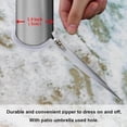 thumbnail image 6 of Coolnut 60" Sea Beach Starfish Round Tablecloth, Waterproof Outdoor Tablecloth with Umbrella Hole and Zipper, for Kitchen Dining Picnic Party Home Decor, 6 of 7