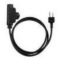 Adaptador De Auriculares Adaptador de auriculares Clip trasero Conector PTT para auriculares Kenwood Ham Radio (IC)