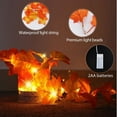 ZOELNIC Fall Thanksgiving Maple Leaf Lamp 40LED Garland Decoration ...