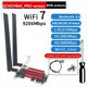 thumbnail image 3 of Adaptador PCI-e WiFi 7 QCNCM865 de 9256 Mbps, Kit BT5.4, Adaptador de Red Inalámbrico de Escritorio de Triple Banda de 2,4 G/5 G/6 GHz para 10/11., 3 of 5