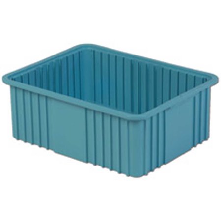 UPC: 0014239130827 | LEWISBins Divider Box  22-3/8  x 17-3/8  x 8   Light Blue  Lot of 4