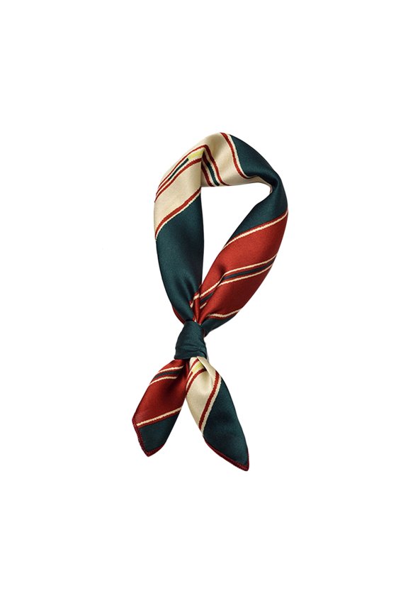 Scarf Stylish Elegant Stripe Pattern Fashion Neckerchief for Wedding