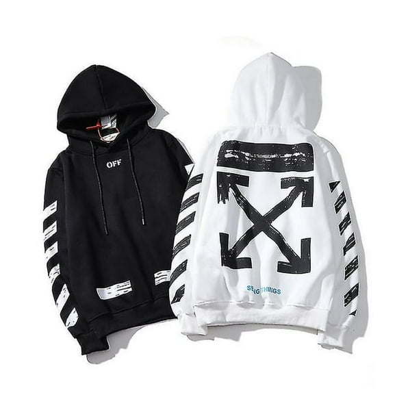 Sweat à Capuche Suprême Blanc Cassé-Noir, Cadeaux pour Adultes