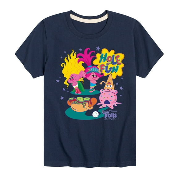 Trolls - Band Together - Hole In Fun - Toddler and Youth Short Sleeve Graphic T-Shirt