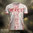 thumbnail image 4 of Zimjoy Men's 2026 Mexico Jersey Shirts Mexican Soccer Jerseys for Men Short Sleeve Crew Neck Athletic Soccer T Shirts Beige XL, 4 of 8