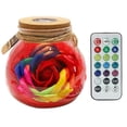 thumbnail image 1 of Botella de deseos Control remoto Flor rosa Luz de noche LED Bombilla romántica Lámpara de atenuación RGB Regalo de cumpleaños del día de San Valentín Yuarrent JJ17958-01B, 1 of 7