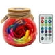 thumbnail image 1 of Botella de deseos Control remoto Flor rosa Luz de noche LED Bombilla romántica Lámpara de atenuación RGB Regalo de cumpleaños del día de San Valentín Kearding JJ17958-01B, 1 of 7