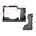 thumbnail image 3 of Andoer Camera Cage Aluminum Alloy with Cold Shoe Mount Compatible with Canon M50/ M50 II DSLR Camera, 3 of 7