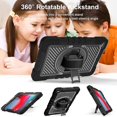 thumbnail image 5 of Funda Color Shock para iPad Mini 4/5 con correa para el hombro, correa de mano, soporte ajustable, a prueba de golpes, apta para niños, 5 of 5