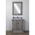 thumbnail image 3 of InFurniture WK8131-G plus WK top 31 in. Rustic Solid Fir Sink Vanity In Grey-No Faucet, 3 of 5