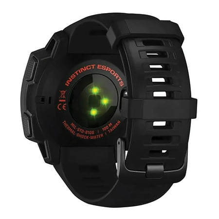Garmin - Instinct Esports GPS Smartwatch 22mm Fiber Reinforced Polymer - Black