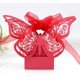 thumbnail image 1 of Cajas de papel con forma de mariposa recortadas con láser en color rosa para bombones y bodas, 50 unidades, 1 of 6