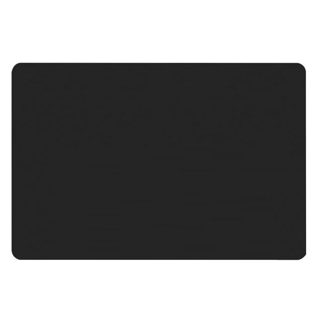 huanledash 1 Set Mouse Pad Non-slip Waterproof Wear-resistant Anti-scratch Faux Leather Multifunctional Desk Mat Placemat with Strap Household Supply
