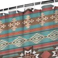 thumbnail image 3 of Boho Blue Ethnic Pattern with Star Motifs Shower Curtain 72"x84" ,Bathroom Decorative Shower Curtains Set with 12 Hooks,Modern Waterproof Washable Shower Curtain, 3 of 6