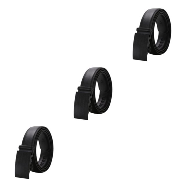 Cinturón de negocios Sonducket clásico para hombres Negro 125cm