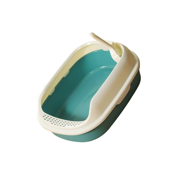 Langgg Cat Litter Box Kitten Toilet Pet Litter Tray Bedpan Cat Litter
