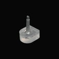 thumbnail image 4 of 3 Pairs TPU High Heel Tips Shoes Replacement Tap Caps 2.4mm Pin, 12.5x10.5mm U-Shape Heel Repair Caps, Transparent, 4 of 5