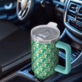 thumbnail image 6 of Leopard Print 40oz Tumbler– Stainless Steel Insulated Tumbler with Handle and Straw, Large Capacity Travel Cup for Hot & Cold Drinks, 6 of 6