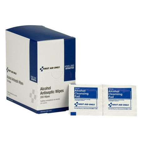 Box Alcohol - Alcohol Cleansing Pads, Dispenser Box, 100/box, Number_Of_Pieces - 100 By First Aid OnlyTM