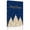 Navy blue, variant on Canvas Wall Art, Navy Blue Christmas Tree Framed Canvas Prints for Bathroom Desk, Golden Xmas Trees Snowflake Small Gallery Wrapped Wall Decor for Home Office, Gifts, 8"x8" Ship Next Day