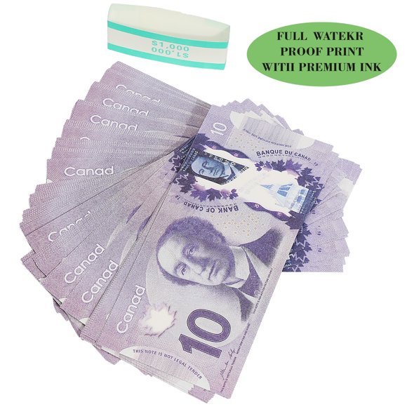 100PCS Play Moneys Prop Full Print Two Sided- Educational Play for Kids- for Games, Monopoly, Videos, Teaching and Birthday Party
