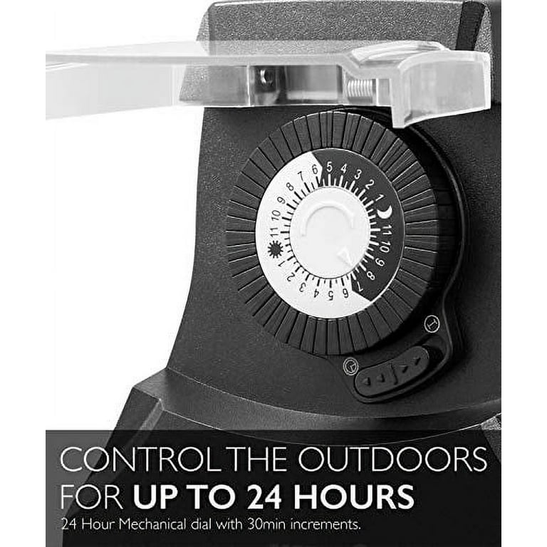 Fosmon 24 Hour Timer Outlet, Timer for Electrical Outlets